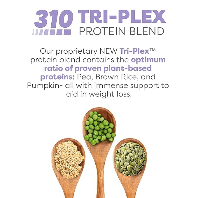310 Nutrition - All In One Meal Replacement Shake - Superfood Blend with Fiber - Natural Sweeteners - Low Carb Shake, Keto & Paleo Friendly (Caramel Sundae, 14 Servings)