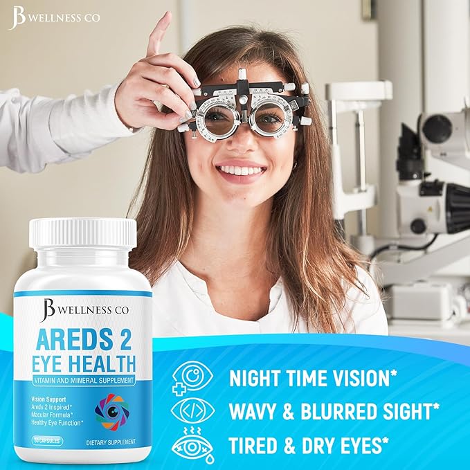 JB WELLNESS AREDS 2 Eye Vitamin 60 Count
