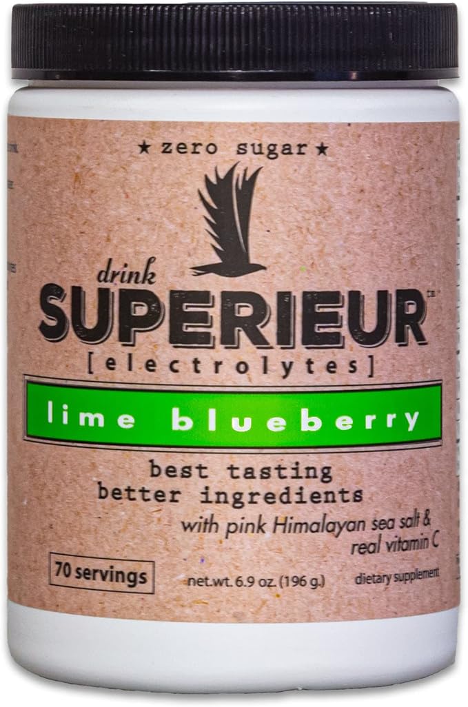 Superieur Electrolytes–Plant Based Electrolyte Supplement w/Sea (70 Servings)