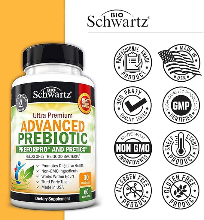 Prebiotics for Advanced Gut Health 60 Capsules