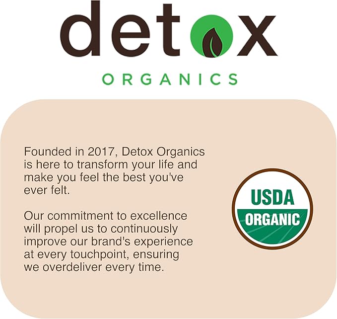 Detox Organics Chocolate Superfood Powder – Cleanse and Detox Smoothie Mix Supplement with Organic Greens Blend, Digestive Enzymes, Immune Support, Bloating Relief, Vegan, Low-Carb (30 Servings)