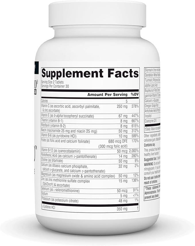 Source Naturals Liver Guard CoQ10, N-Acetyl 60 Tablets