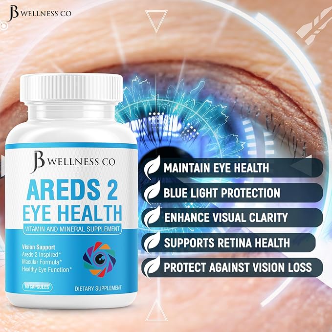 JB WELLNESS AREDS 2 Eye Vitamin 60 Count
