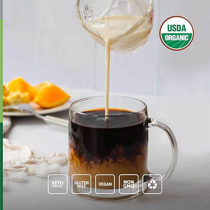 BareOrganics Energy Medium Roast Coffee, Organic, 10 K-Cup Pods, Superfoods & Probiotics Infused, Vegan, Gluten Free, 10 Single Serve Cups