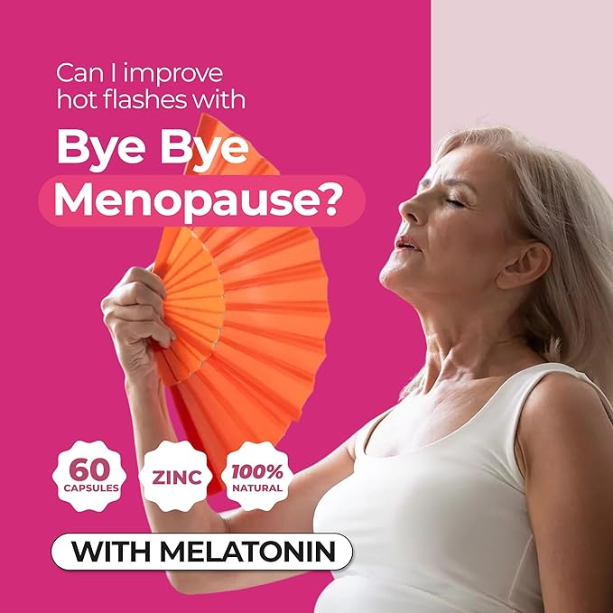 ZENZSUAL Bye Bye Menopause, 60 Capsules 100% Vegan,