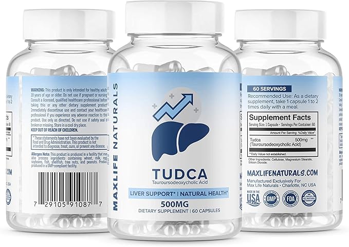 Tudca Liver Support Supplement 500mg 60 60 SERVINGS