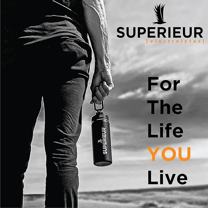 Superieur Electrolytes–Plant Based Electrolyte Supplement w/Sea (70 Servings)