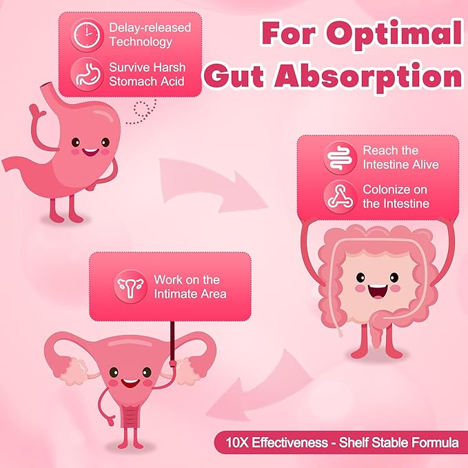 Probiotics for Women 100 Billion CFUs Probiotic and Prebiotics with Digestive Enzymes for Gut Health, Vaginal Probiotics with Cranberry and D-Mannose for Urinary Tract Health, pH Balance, 90 Capsules