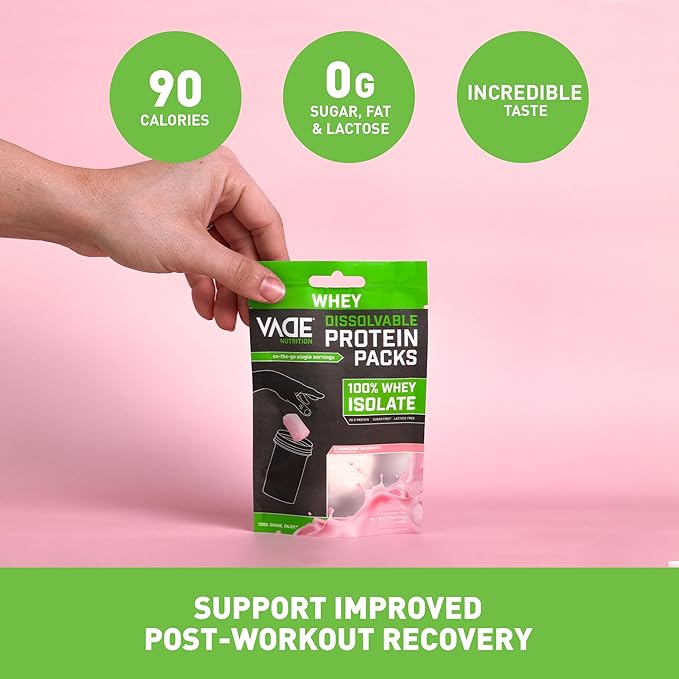 VADE Nutrition Dissolvable Protein Packs (8 Pack),