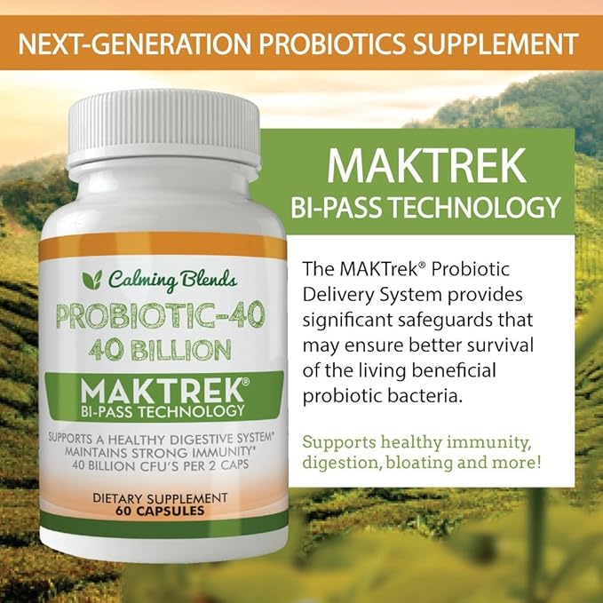 Probiotic, 40 Billion CFU, Bi-Pass Delivery 60 Vegetable