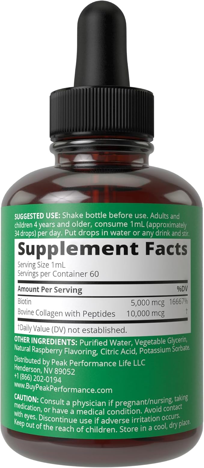 Liquid Collagen for Women and Men 2-in-1 Oral 10,000 mcg 5,000 mcg