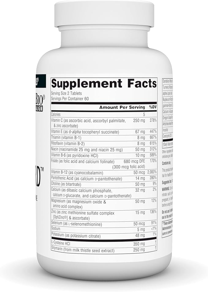 Source Naturals Liver Guard, with Silymarin, CoQ10, L-Cysteine 120 Tablets