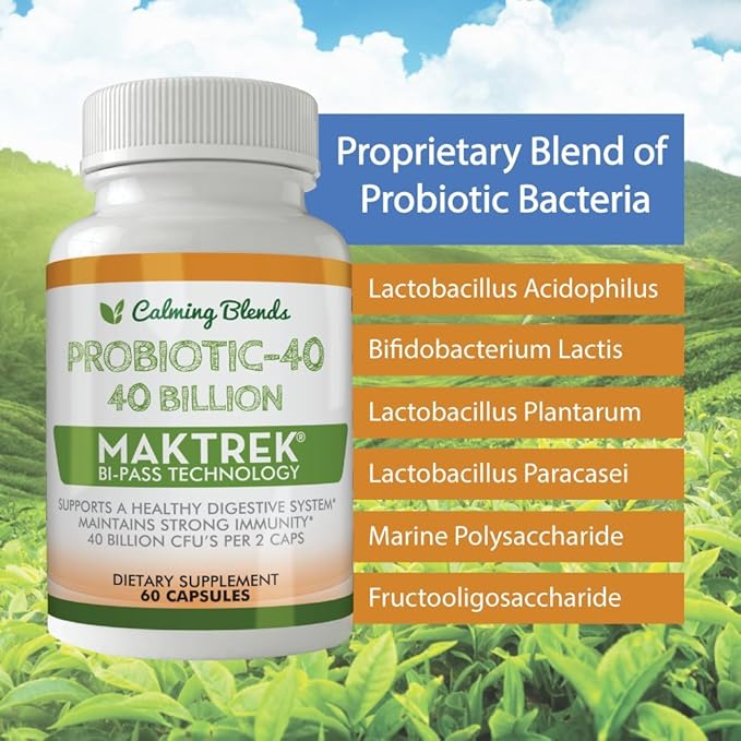 Probiotic, 40 Billion CFU, Bi-Pass Delivery 60 Vegetable