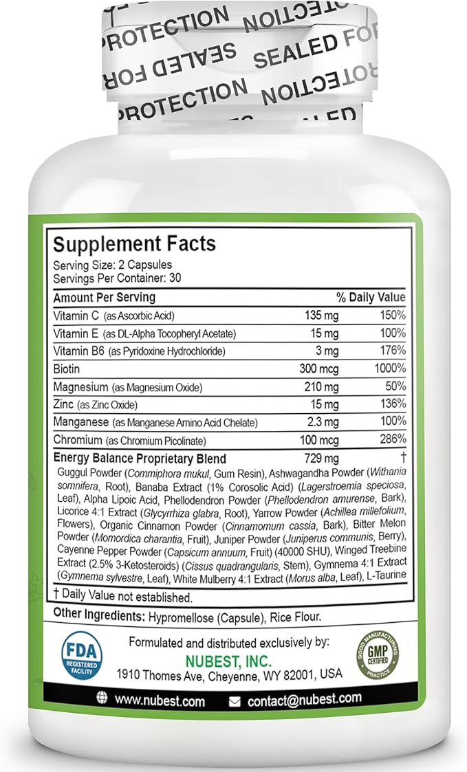 NuBest Blood Sugar 1