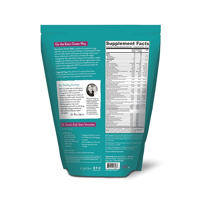 VIDAPURA Keto Green Protein Shake (40 Servings)
