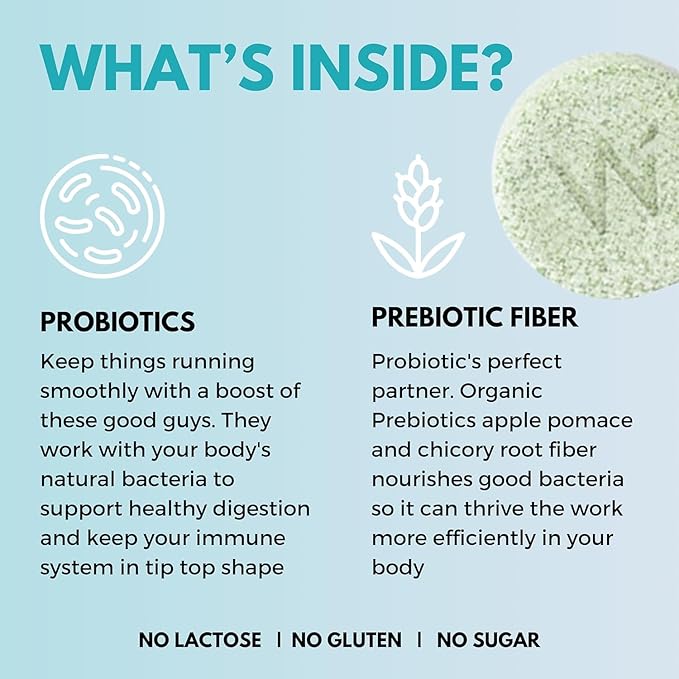 Wellbeing Nutrition Daily Probiotics + Prebiotics 18 Billion (21 Effervescent