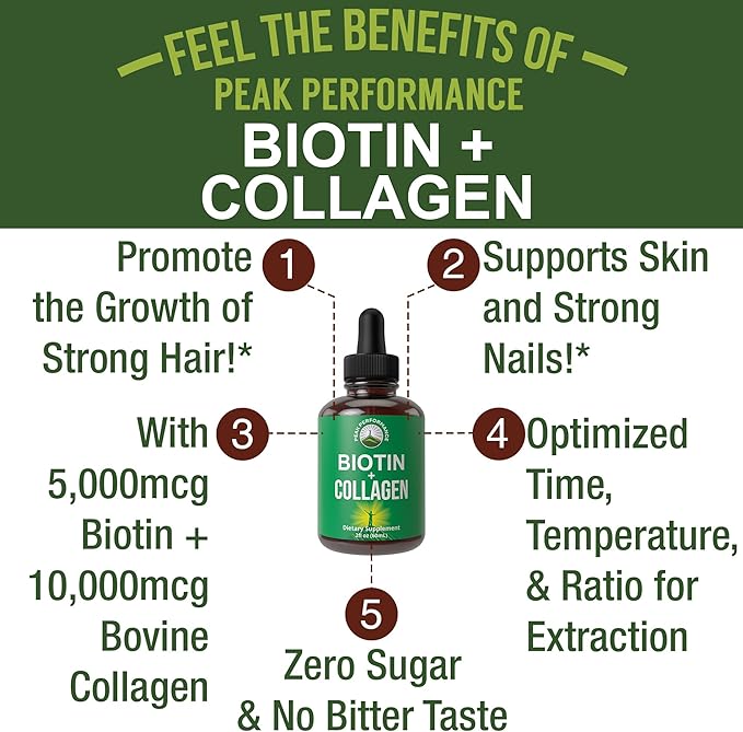 Liquid Collagen for Women and Men 2-in-1 Oral 10,000 mcg 5,000 mcg