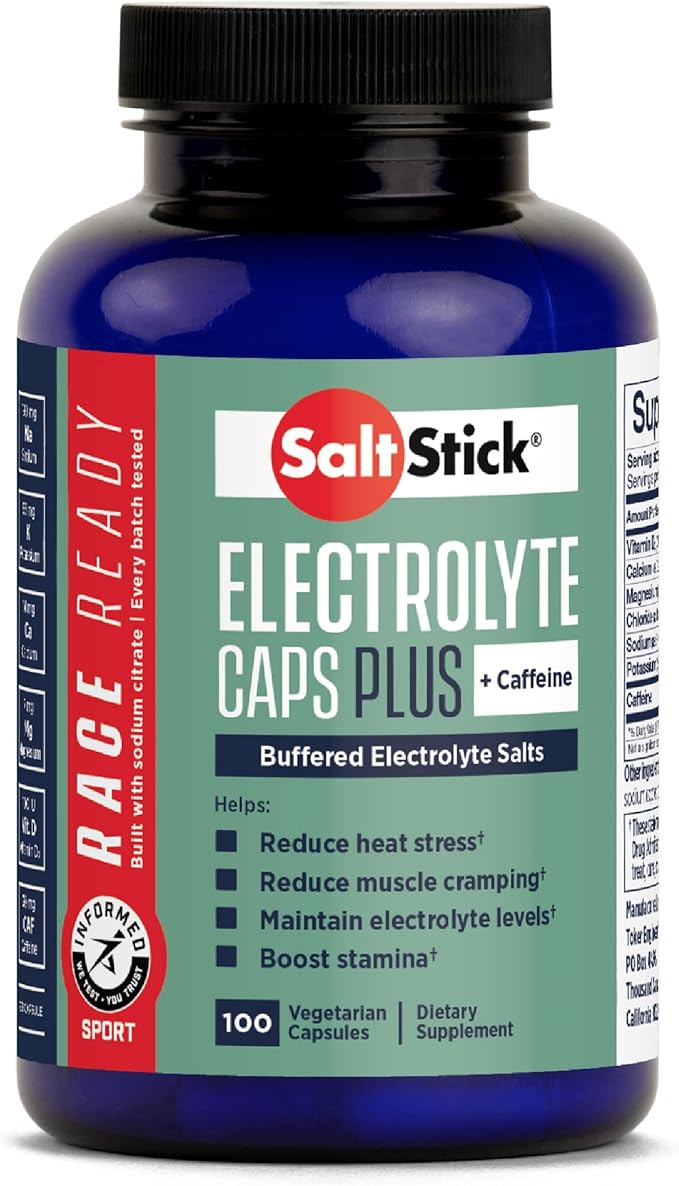 SaltStick Electrolytes with Caffeine D3 - 100 Count