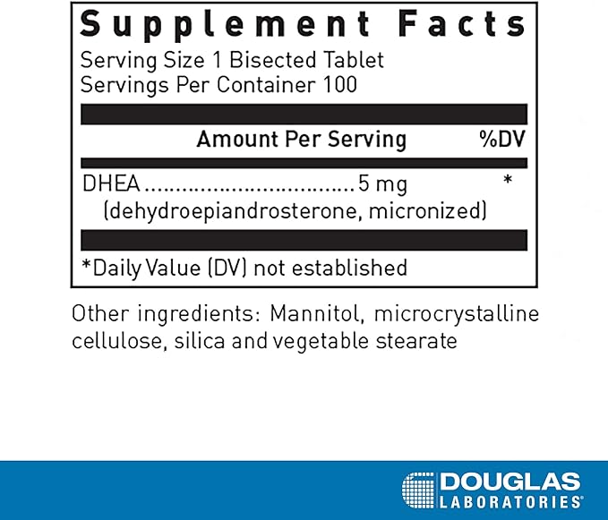 Douglas Laboratories DHEA 5 mg 100 Tablets