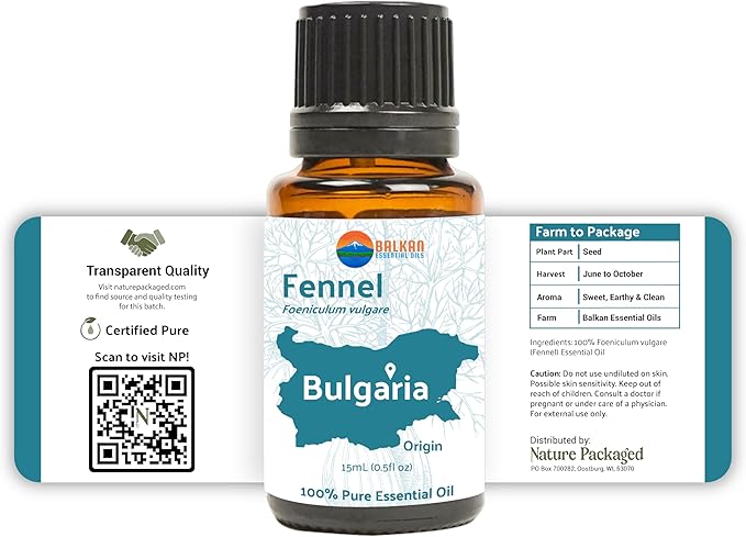 Fennel Essential Oil (Sweet Fennel) - Direct from Balkan Essential Oils - Pure Aromatherapy Diffuser Oils | 100% Pure Therapeutic Grade (25Lbs)