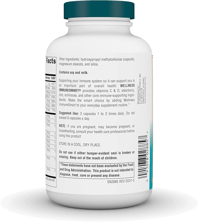 Source Naturals Wellness ImmuneSmart 180 Capsules