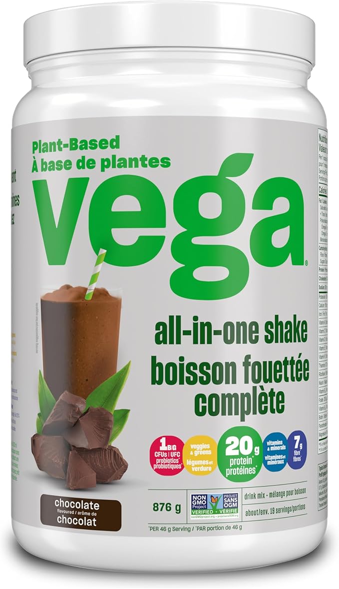 Vega One All-In-One Nutritional Shake Chocolate (19 Servings) 30.9 Ounce 1)