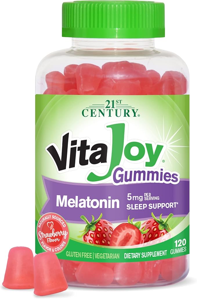 21st Century Vitajoy Melatonin Gummies, Multi, 120 Count