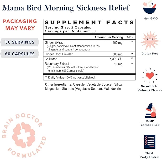 Best Nest Wellness Mama Bird Morning 60 Ct