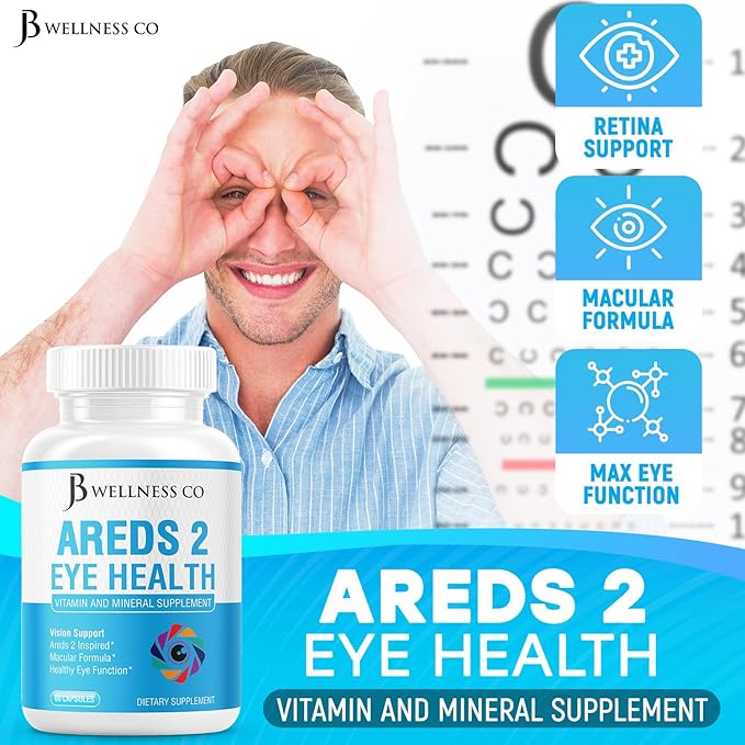 JB WELLNESS AREDS 2 Eye Vitamin 60 Count