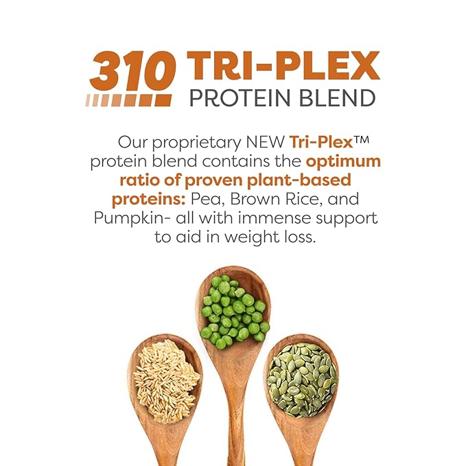 310 Nutrition All-In-One Meal Replacement Shake - Fiber-Rich Vegan Blend with Natural Sweeteners - Low Carb, Keto & Paleo Friendly, Gluten-Free, 26 Essential Vitamins, Pumpkin Spice, 28 Servings