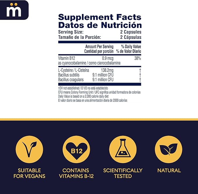 Unique Pre-Drinking Supplement for Liver Health Support, Helps Morning Energy with High-Performing Probiotic, L Cysteine & Vitamin B12, Social Evening, Party & Vacation Essentials, 10 Capsules