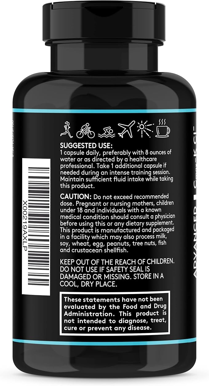 Complete Electrolyte Supplement w High Bioavailability 200 caps