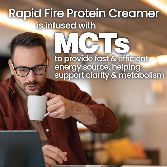 Protein Creamer, Original Blend, Keto Friendly, 10g of Protein with Vitamins and Minerals, 15 Servings, May Boost Metabolism and Increase Energy, Multi