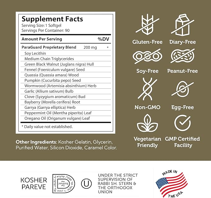 Zahler - ParaGuard Cleanse Softgel Capsules (90)
