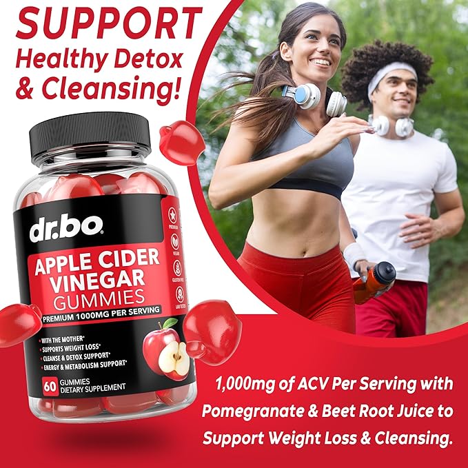 ACV Apple Cider Vinegar Gummies 1000MG Apple