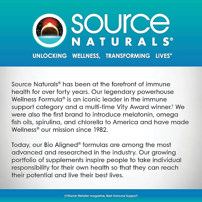 Source Naturals Wellness ZincMunity, Supports Zinc 50 mg 30 Vegetarian
