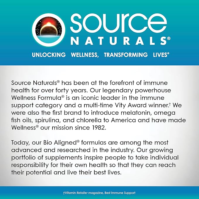 Source Naturals Wellness ImmuneSmart 180 Capsules