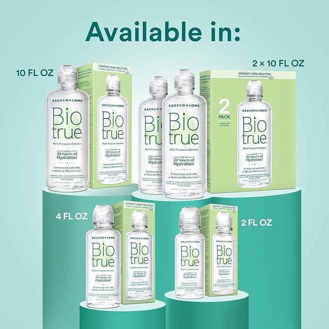 Biotrue Contact Lens Solution, Multi-Purpose Solution 4 FL