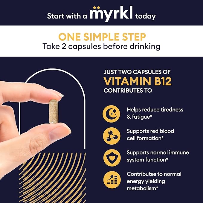 Unique Pre-Drinking Supplement for Liver Health Support, Helps Morning Energy with High-Performing Probiotic, L Cysteine & Vitamin B12, Social Evening, Party & Vacation Essentials, 10 Capsules