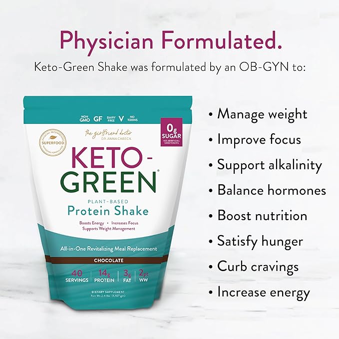 VIDAPURA Keto Green Protein Shake (40 Servings)