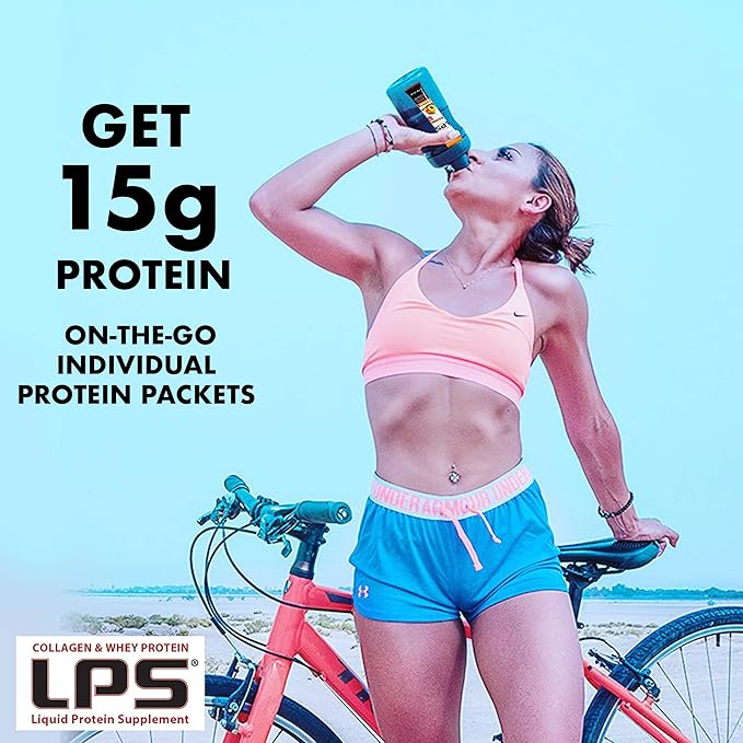 Sugar-Free Liquid Collagen & Whey Protein Supplement