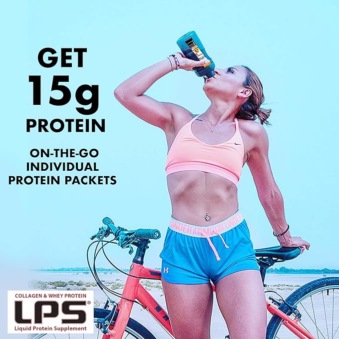 Sugar-Free Liquid Collagen & Whey Protein Supplement