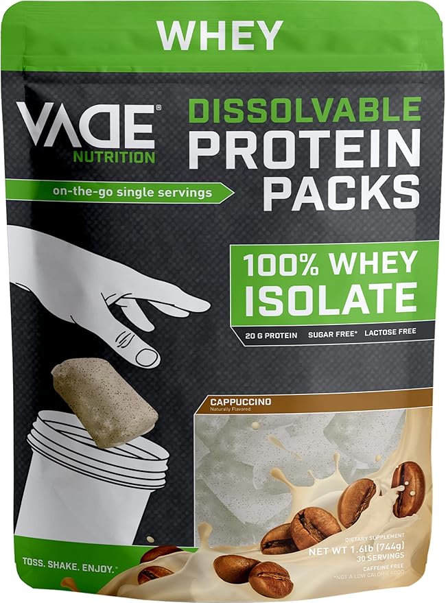 VADE Nutrition Dissolvable Protein Packs 100% Whey 30 Packets