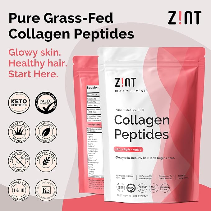 Zint Collagen Peptides Protein Powder 10 oz
