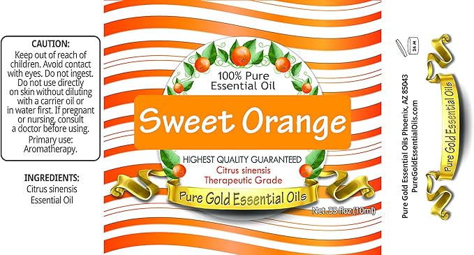 Pure Gold Essential Oils 0.33 Fluid