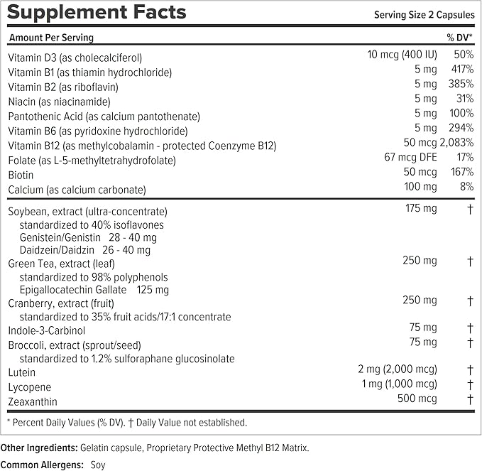 ANDREW LESSMAN Ultimate Women’s Wellness 30 Indole-3-Carbinol. Easy