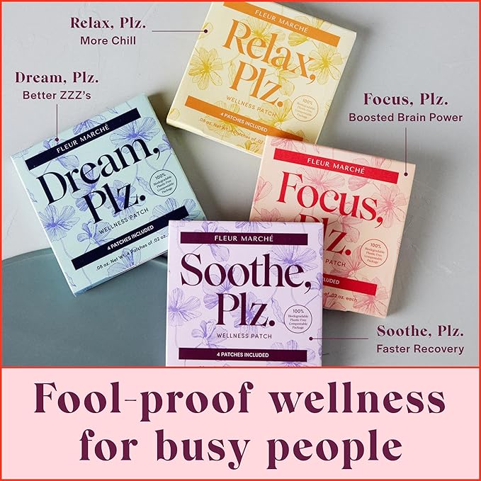 Fleur Marche Everything, Plz Botanical Patch 4 Wellness 8 Patches