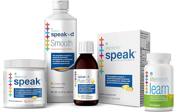 – Speak Softgels – 60 Softgels Omega-3, Vitamin