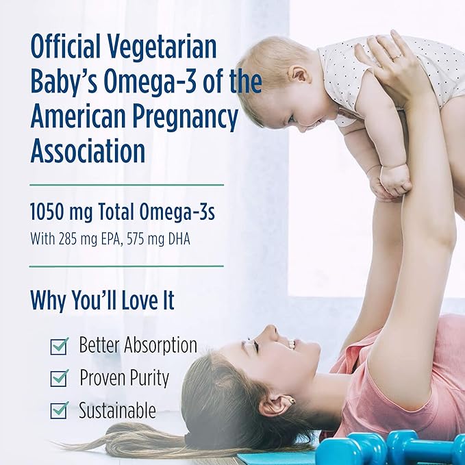 Nordic Naturals Baby’s DHA Vegetarian, Unflavored 1050 mg Omega-3-1 oz 15 Servings