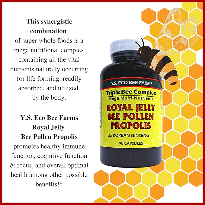 Worldwide Nutrition Y.S. Eco Bee Farms 90 Ct